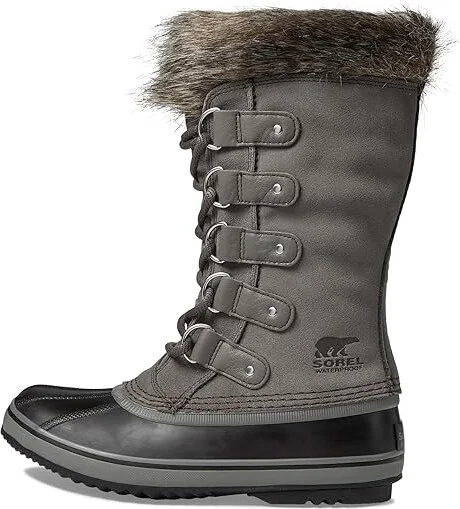 SOREL Joan Of Arctictm Waterproof Women's Snow Shoes Quarry/Black : 10.5 B - Medium, Rubber/Suede/Textile - Image 6