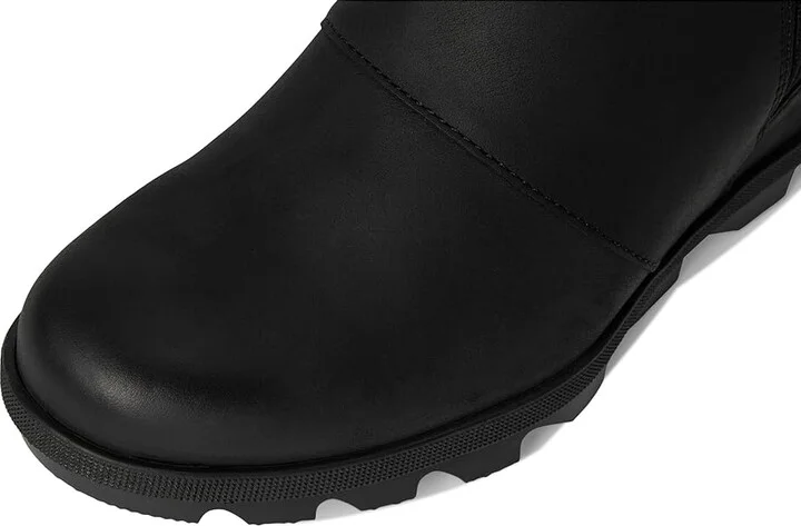 SOREL Joan Rhapsody Chelsea Wedge Women's Boots Black/Black : 6 B - Medium, Leather - Image 2