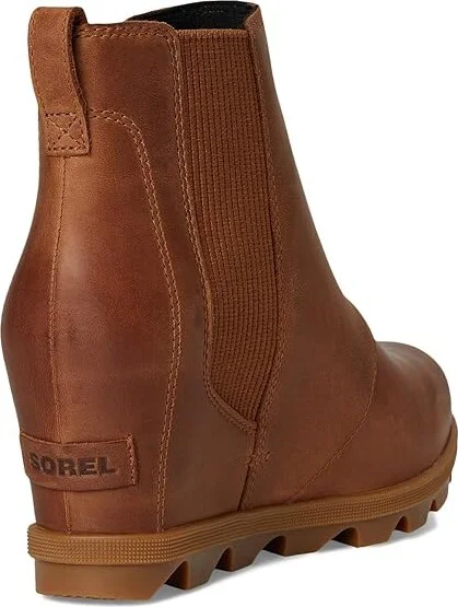 SOREL Joan Rhapsody Chelsea Wedge Women's Boots Black/Black : 6 B - Medium, Leather - Image 10