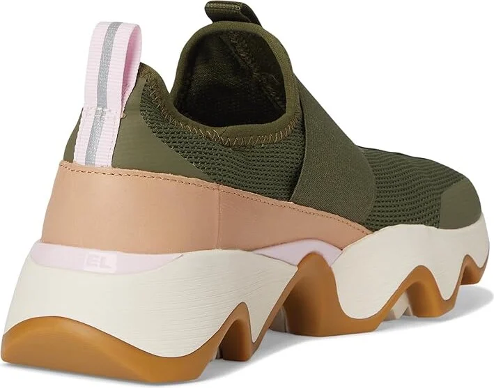 SOREL Kinetic Impact Ii Strap Women's Snow Shoes Utility Green/Pink Dawn : 6.5 B - Medium, Leather - Image 4