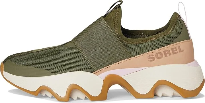SOREL Kinetic Impact Ii Strap Women's Snow Shoes Utility Green/Pink Dawn : 6.5 B - Medium, Leather - Image 6