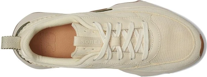 SOREL Kinetic Impact Ii Wonder Lace Women's Snow Shoes Honey White/Utility Green : 7.5 B - Medium, Leather/Suede/Textile - Image 2