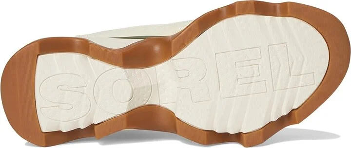 SOREL Kinetic Impact Ii Wonder Lace Women's Snow Shoes Honey White/Utility Green : 7.5 B - Medium, Leather/Suede/Textile - Image 3