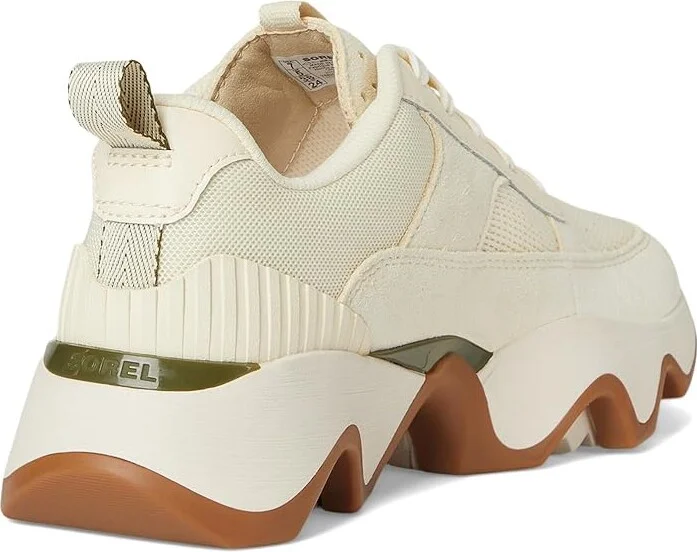 SOREL Kinetic Impact Ii Wonder Lace Women's Snow Shoes Honey White/Utility Green : 7.5 B - Medium, Leather/Suede/Textile - Image 4
