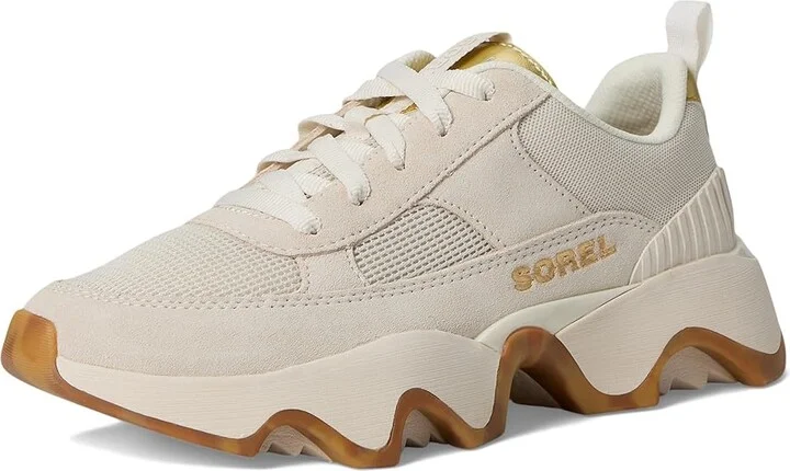 SOREL Kinetic Impact Ii Wonder Lace Women's Snow Shoes Honey White/Utility Green : 7.5 B - Medium, Leather/Suede/Textile - Image 11
