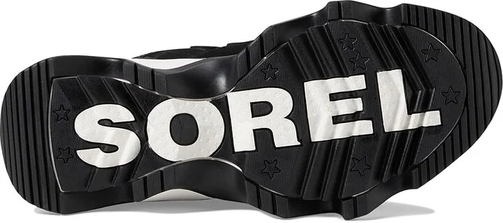 SOREL Kinetictm Impact Caribou Plus Waterproof Women's Snow Shoes Black/Sea Salt : 5 B - Medium, Rubber/Suede - Image 3