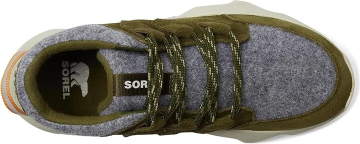 SOREL Kinetictm Impact Caribou Plus Waterproof Women's Snow Shoes Utility Green/Light Aloe : 9 B - Medium, Rubber/Suede - Image 2
