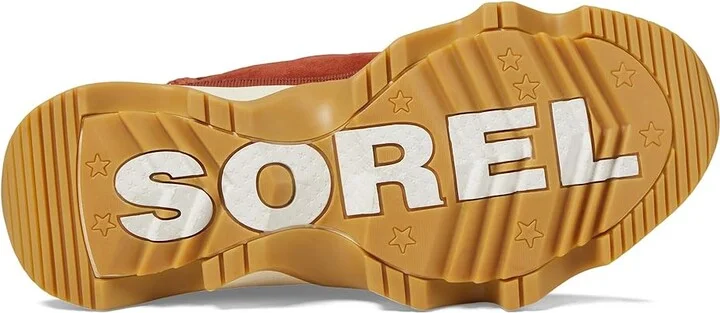 SOREL Kinetictm Impact Conquest Plus Waterproof Women's Snow Shoes Sanguine/Jet : 8.5 B - Medium, Leather/Suede - Image 3