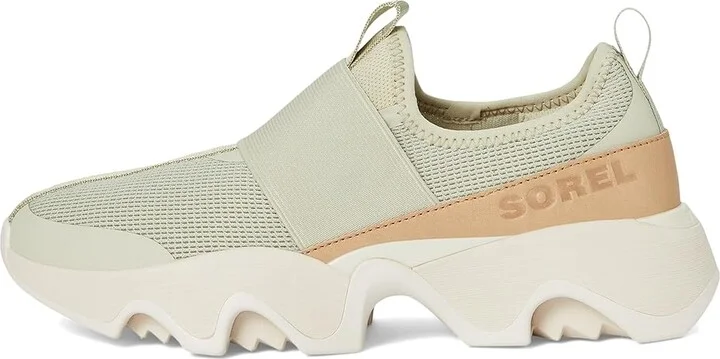 SOREL Kinetictm Impact II Strap Women's Shoes Light Aloe/Chalk : 8.5 B - Medium, Leather/Textile - Image 6