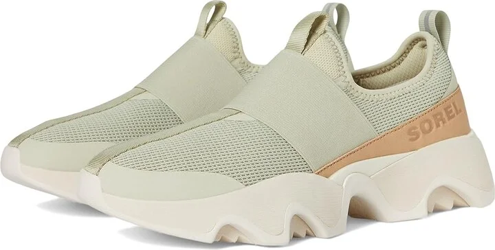 SOREL Kinetictm Impact II Strap Women's Shoes Light Aloe/Chalk : 8.5 B - Medium, Leather/Textile