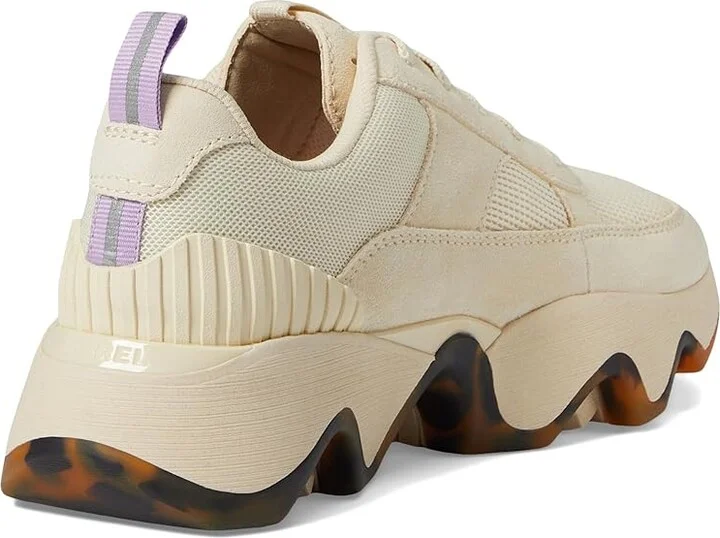 SOREL Kinetictm Impact II Wonder Lace Women's Shoes Honey White/Euphoric Lilac : 10 B - Medium, Leather/Suede - Image 4