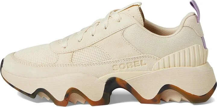 SOREL Kinetictm Impact II Wonder Lace Women's Shoes Honey White/Euphoric Lilac : 10 B - Medium, Leather/Suede - Image 6