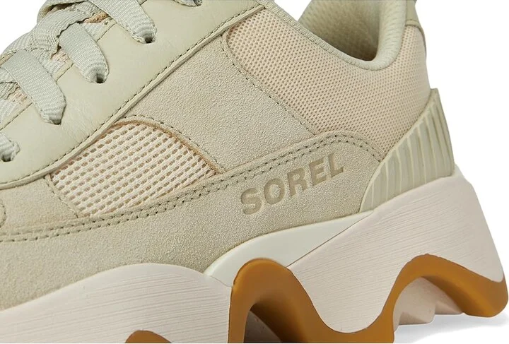SOREL Kinetictm Impact II Wonder Lace Women's Shoes Light Aloe/Tawny Buff : 5.5 B - Medium, Leather/Suede - Image 7