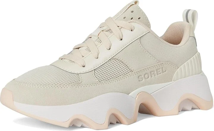 SOREL Kinetictm Impact II Wonder Lace Women's Shoes Pearlescent/Chalk : 10.5 B - Medium, Leather/Suede - Image 5
