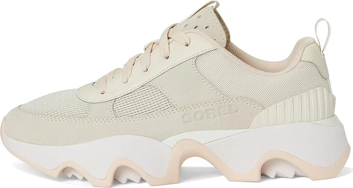 SOREL Kinetictm Impact II Wonder Lace Women's Shoes Pearlescent/Chalk : 10.5 B - Medium, Leather/Suede - Image 6