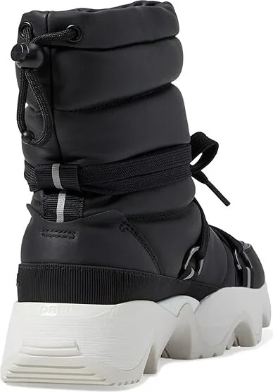 SOREL Kinetictm Impact NXT Boot Waterproof Women's Boots Black/Sea Salt : 8 B - Medium - Image 4