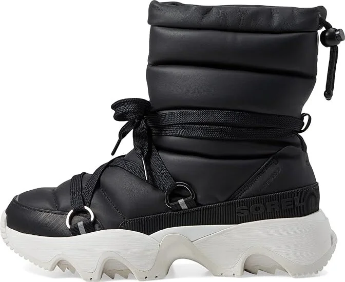 SOREL Kinetictm Impact NXT Boot Waterproof Women's Boots Black/Sea Salt : 8 B - Medium - Image 6