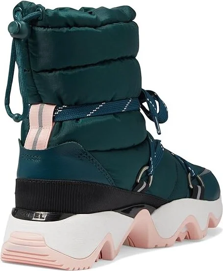 SOREL Kinetictm Impact NXT Boot Waterproof Women's Boots Midnight Teal/Vintage Pink : 8 B - Medium, Leather/Textile - Image 4