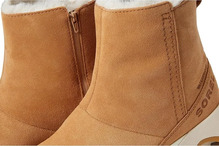 SOREL Kinetictm Impact Short Boot Waterproof Women's Snow Shoes Tawny Buff/Gum 17 : 6 B - Medium, Suede - Image 5