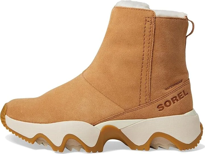 SOREL Kinetictm Impact Short Boot Waterproof Women's Snow Shoes Tawny Buff/Gum 17 : 6 B - Medium, Suede - Image 6