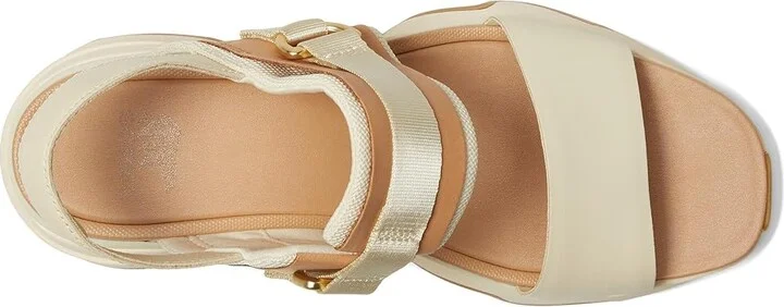 SOREL Kinetictm Impact Slingback Heel Sandal Women's Shoes Honey White, Sea Salt : 8.5 B - Medium, Leather/Textile - Image 2