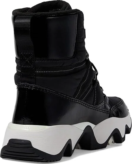 SOREL Kinetictm Impact Sport Waterproof Women's Snow Shoes Black/Sea Salt : 11 B - Medium - Image 4