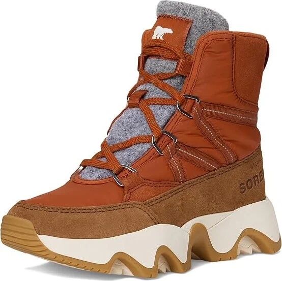 SOREL Kinetictm Impact Sport Waterproof Women's Snow Shoes Sanguine/Velvet Tan : 8.5 B - Medium - Image 5