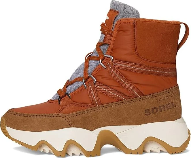 SOREL Kinetictm Impact Sport Waterproof Women's Snow Shoes Sanguine/Velvet Tan : 8.5 B - Medium - Image 6