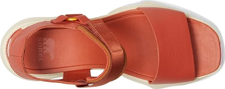 SOREL Kinetictm Impact Y-Strap High Sandal Women's Shoes Tuscan, Aura : 5.5 B - Medium, Leather - Image 2