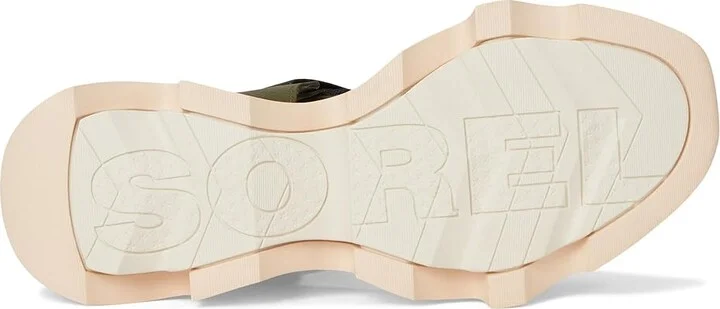 SOREL Kinetictm Impact Y-Strap High Sandal Women's Shoes Utility Green, Pearlescent : 5.5 B - Medium, Leather - Image 3