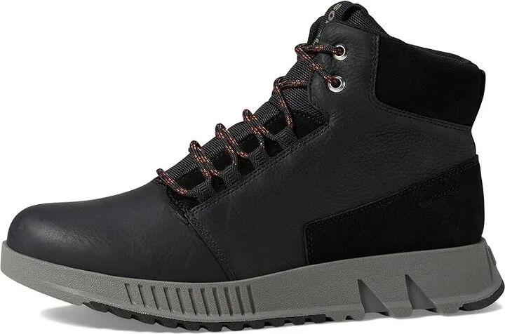 SOREL Mac Hilltm Lite Mid Plus Waterproof Men's Boots Black/Quarry : 7.5 D - Medium, Leather/Rubber - Image 6