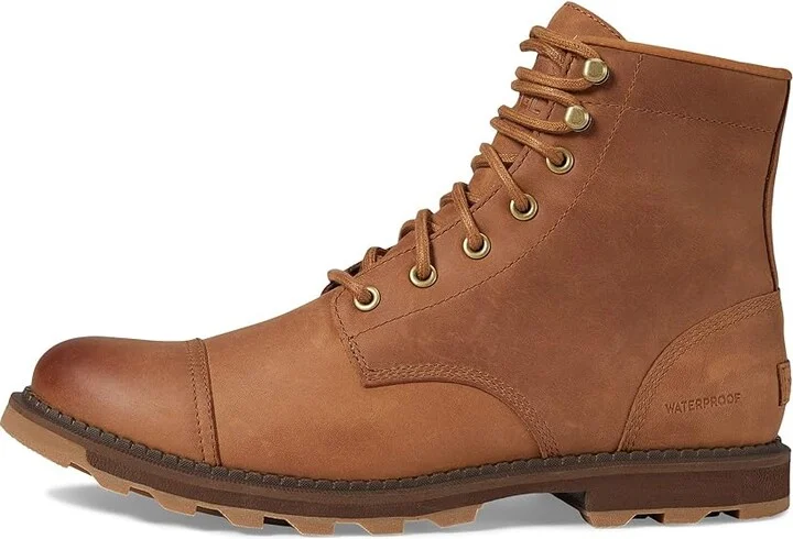 SOREL Madsontm II Chore Waterproof Men's Boots Velvet Tan/Gum 10 : 7.5 D - Medium, Leather - Image 6