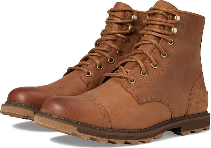 SOREL Madsontm II Chore Waterproof Men's Boots Velvet Tan/Gum 10 : 7.5 D - Medium, Leather