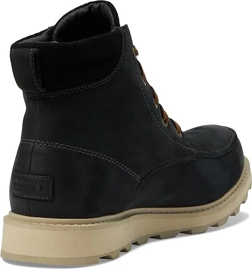 SOREL Madsontm II Moc Toe Waterproof Men's Boots Coal : 9 D - Medium, Suede - Image 4