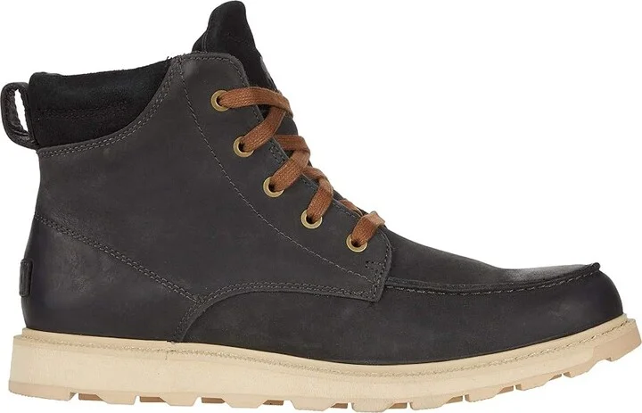 SOREL Madsontm II Moc Toe Waterproof Men's Boots Coal : 9 D - Medium, Suede - Image 7