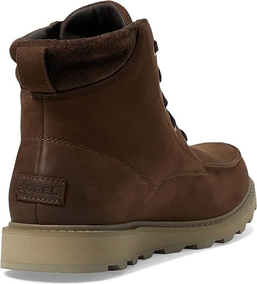 SOREL Madsontm II Moc Toe Waterproof Men's Boots Tobacco : 11.5 D - Medium, Suede - Image 4
