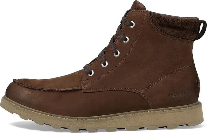 SOREL Madsontm II Moc Toe Waterproof Men's Boots Tobacco : 11.5 D - Medium, Suede - Image 6