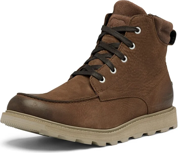 SOREL Men's Madson II Moc Toe Waterproof Boots - Tobacco - Size 7.5