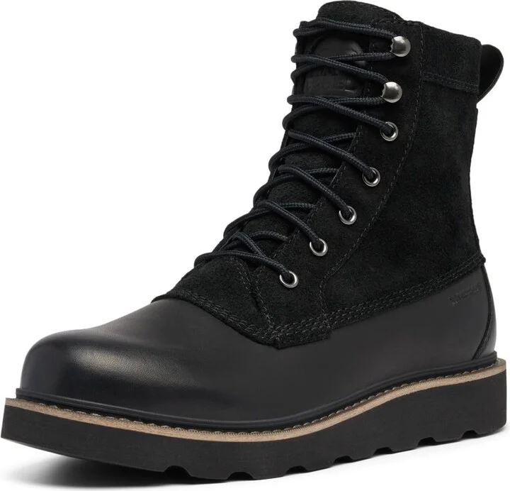 SOREL Men's Slabtown 62 Caribou Waterproof Boot - Black