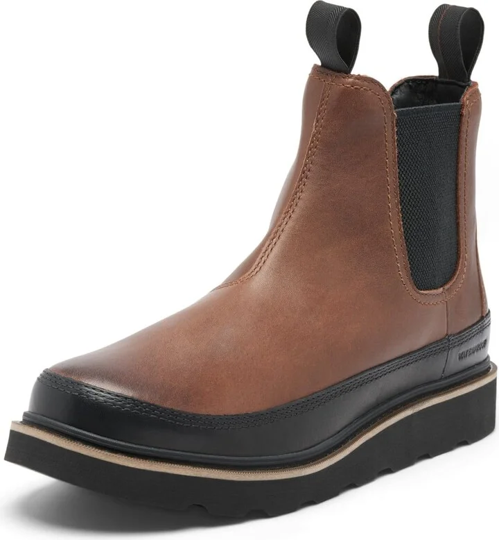 SOREL Men's Slabtown 62 Chelsea Waterproof Boot - Tobacco