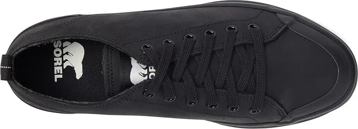 SOREL Metrotm II Low Waterproof Men's Shoes Black/Sea Salt : 10 D - Medium, Leather/Suede - Image 2