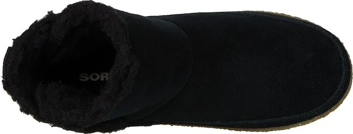 SOREL Nakiskatm Bootie Women's Slippers Black/Sage : 10 B - Medium, Suede - Image 2