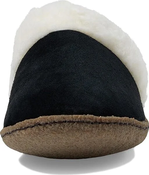 SOREL Nakiskatm Slide II Women's Slippers Black/Natural 2 : 11 B - Medium, Suede - Image 3