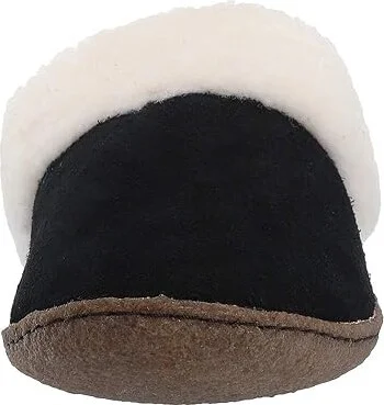 SOREL Nakiskatm Slide II Women's Slippers Black/Natural 2 : 11 B - Medium, Suede - Image 6