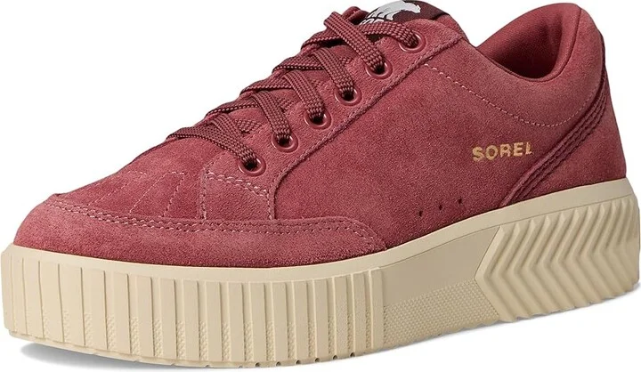 SOREL Ona Ave Low Sneaker Women's Snow Shoes Rose Dust/Chalk : 7.5 B - Medium, Suede - Image 5