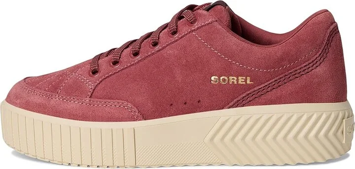 SOREL Ona Ave Low Sneaker Women's Snow Shoes Rose Dust/Chalk : 7.5 B - Medium, Suede - Image 6