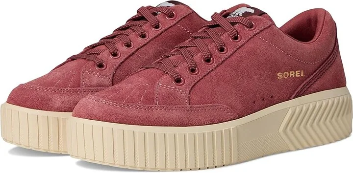 SOREL Ona Ave Low Sneaker Women's Snow Shoes Rose Dust/Chalk : 7.5 B - Medium, Suede