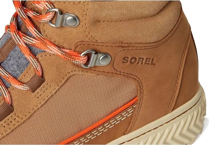 SOREL Ona Ave Peak Boots Waterproof Women's Boots Velvet Tan/Honey White : 7 B - Medium, Leather/Suede - Image 7