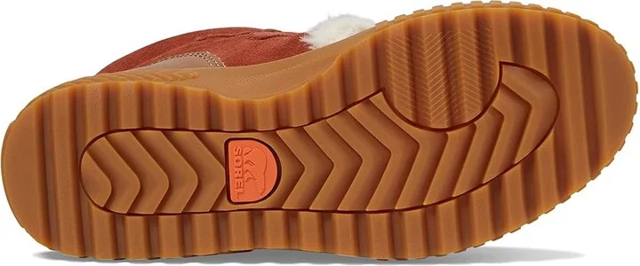 SOREL ONA AVEtm Alpine Boot Waterproof Women's Snow Shoes Velvet Tan/Sanguine : 5 B - Medium - Image 3