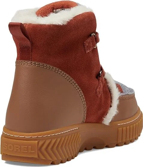 SOREL ONA AVEtm Alpine Boot Waterproof Women's Snow Shoes Velvet Tan/Sanguine : 5 B - Medium - Image 4